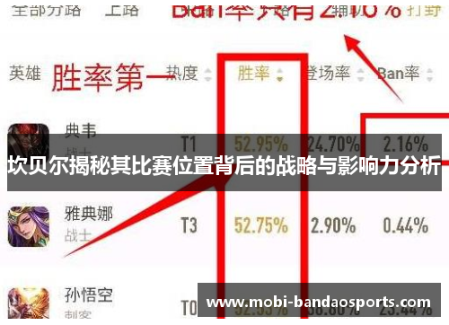 坎贝尔揭秘其比赛位置背后的战略与影响力分析